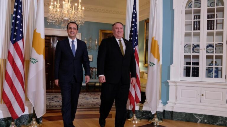 Στο State Department με Κυπριακό και Ενεργειακά στις αποσκευές ο Χριστοδουλίδης