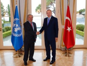 Γκουτέρες και Ερντογάν τα είπαν για μιάμιση ώρα για Κυπριακό και Συριακό