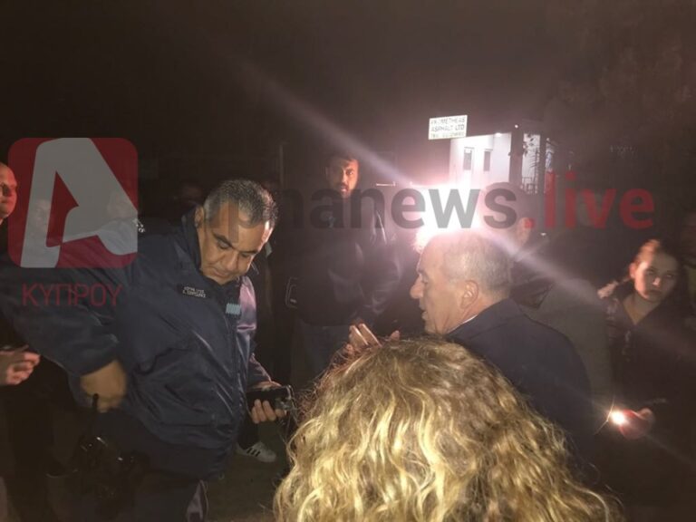 Νυχτερινή "επιδρομή" κατοίκων Ιδαλίου σε εργοστάσιο ασφαλτικού σκυροδέματος ΦΩΤΟ