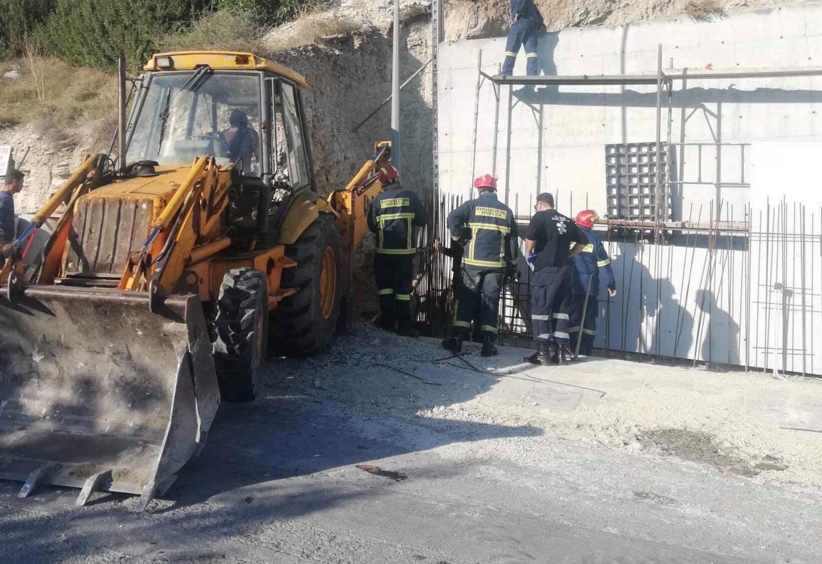 55χρονος "θάφτηκε" κάτω από όγκο χώματος στον Άγιο Τύχωνα