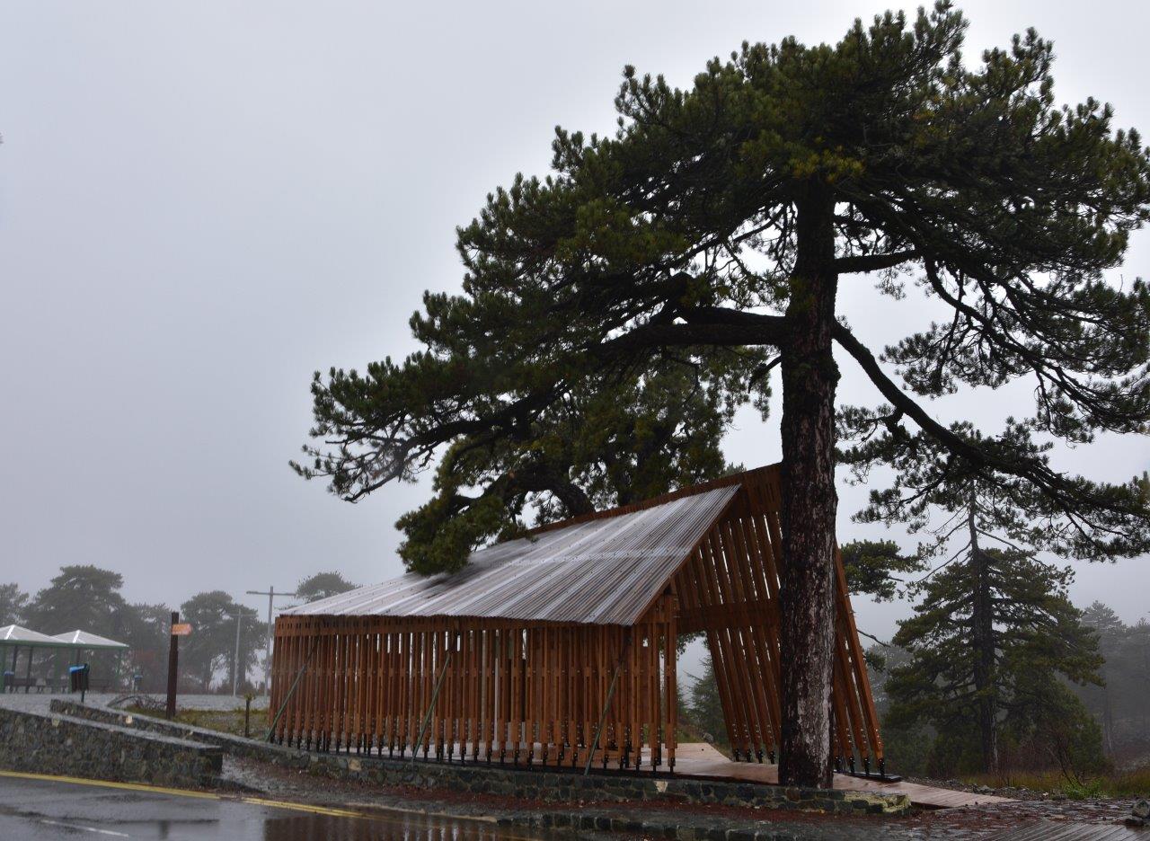 Σημείο ενημέρωσης στην πλατεία Τροόδους στο πλαίσιο του έργου iLIFE-TROODOS