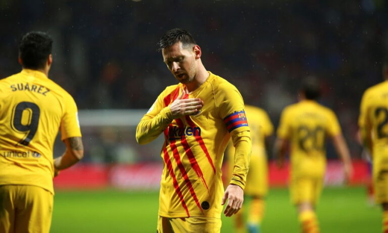 O Mέσι έχει πιο πολλά γκολ σε άθρισμα από τους τρεις επόμενους σκόρερ της Μπαρσα