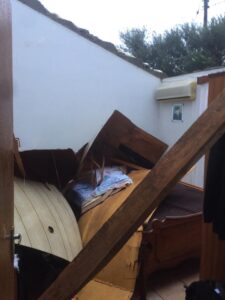 Ξυλοφάγου: Καταγράφηκαν οι ζημιές στα σπίτια που επλήγησαν από ανεμοστρόβιλο