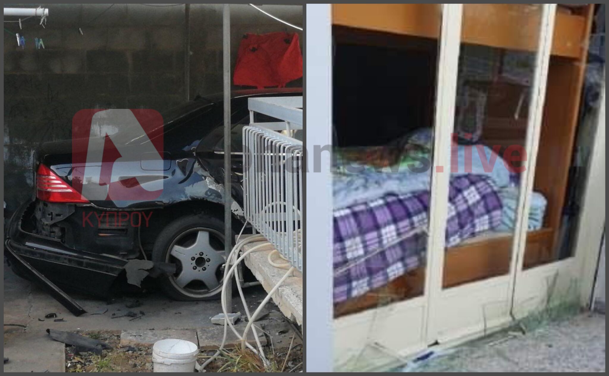 Έπεσαν θραύσματα γυαλιού πάνω στην 8χρονη κόρη του Προέδρου του Άρη (ΦΩΤΟ)