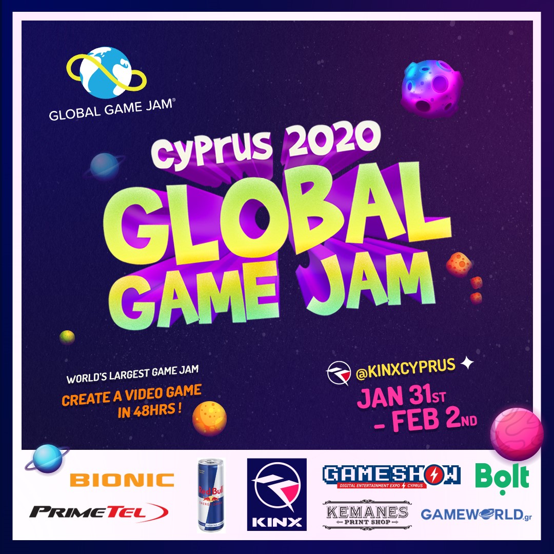 ΤΟ ΠΡΩΤΟ GLOBAL GAME JAM EΡΧΕΤΑΙ ΣΤΗΝ ΚΥΠΡΟ