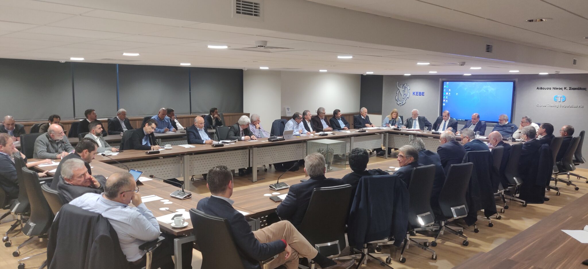 Συνάντηση Δ.Σ ΚΕΒΕ με τον Υπουργό Μεταφορών, Επικοινωνιών και Έργων