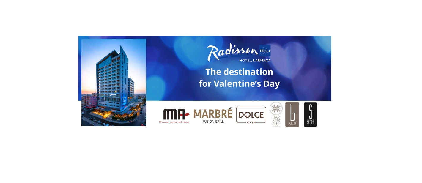 Το Radisson Blu Hotel, Larnaca προορισμός τη μέρα του Αγίου Βαλεντίνου
