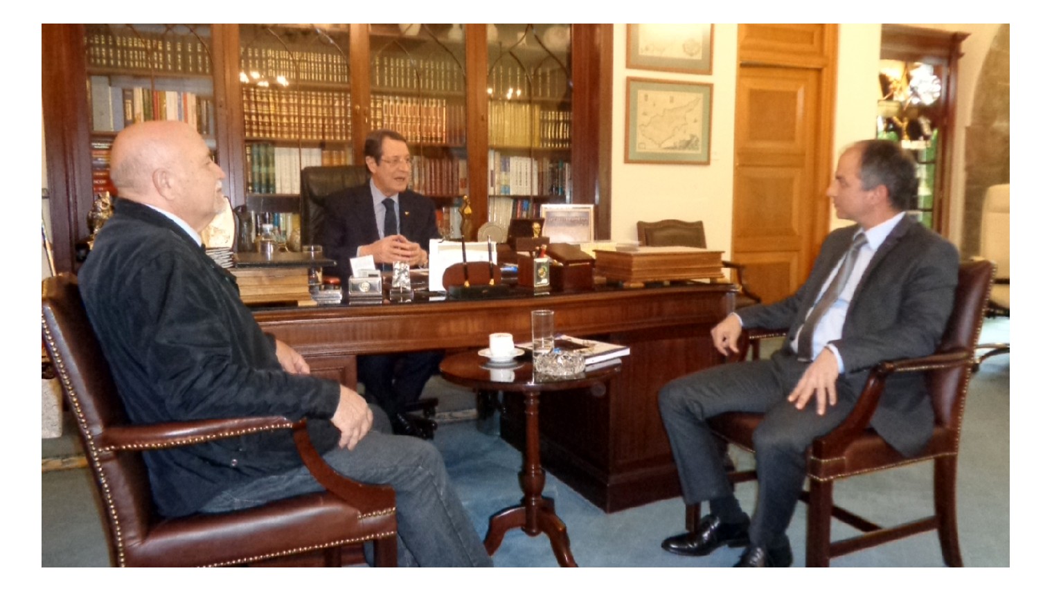 Συνάντηση του Προέδρου του Συμβουλίου με τον Εξοχότατο Πρόεδρο της Δημοκρατίας