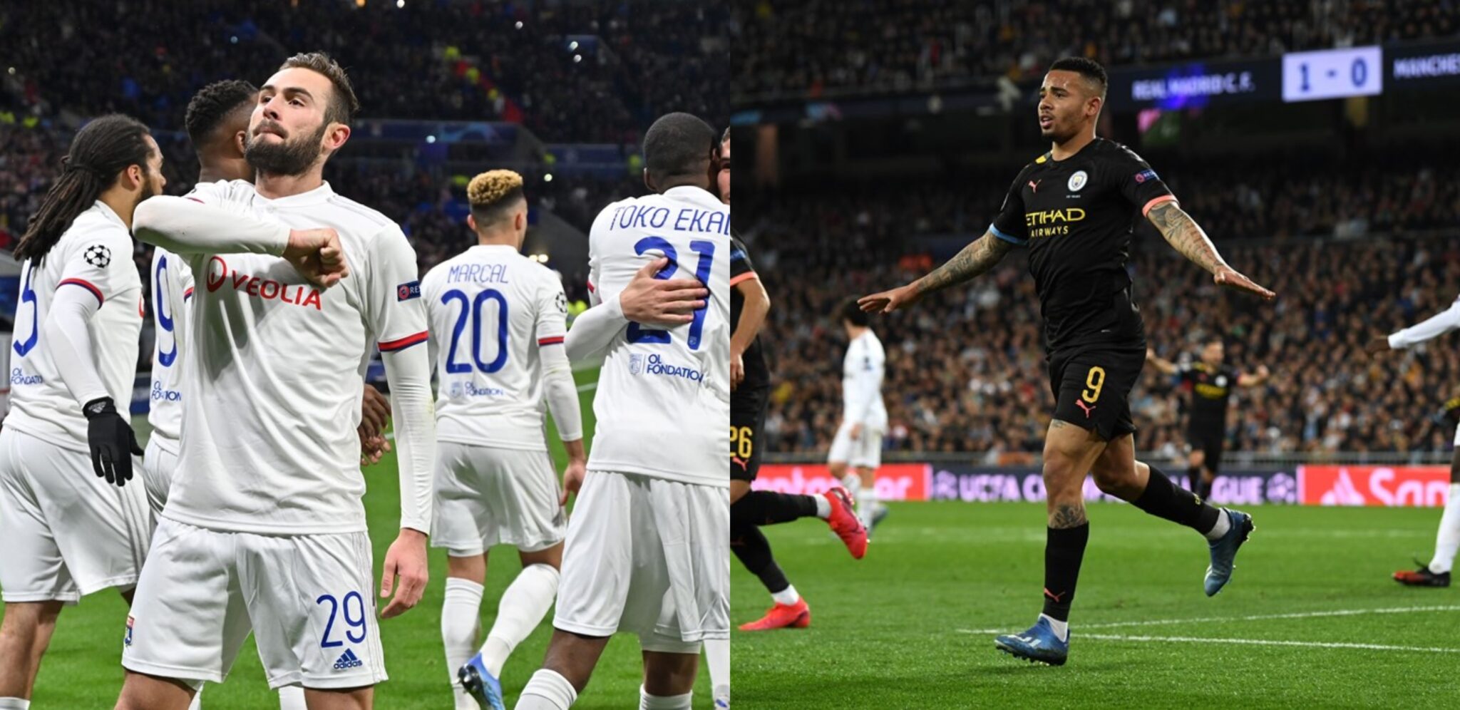 Champions League: Προβάδισμα πρόκρισης για Μάντσεστερ Σίτι και Λιόν (ΒΙΝΤΕΟ)