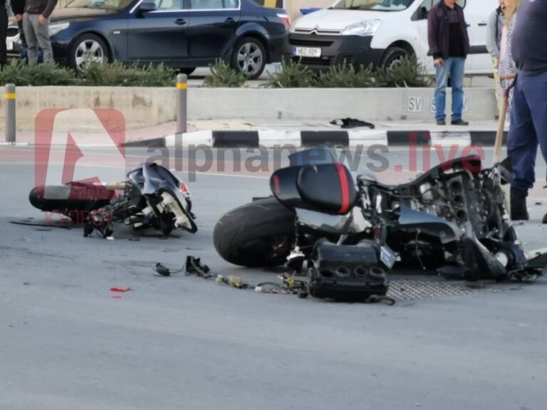 Τροχαίο ατύχημα με μοτοσικλετιστή στη Λεωφόρο Λάρνακος στη Λευκωσία (ΒΙΝΤΕΟ)