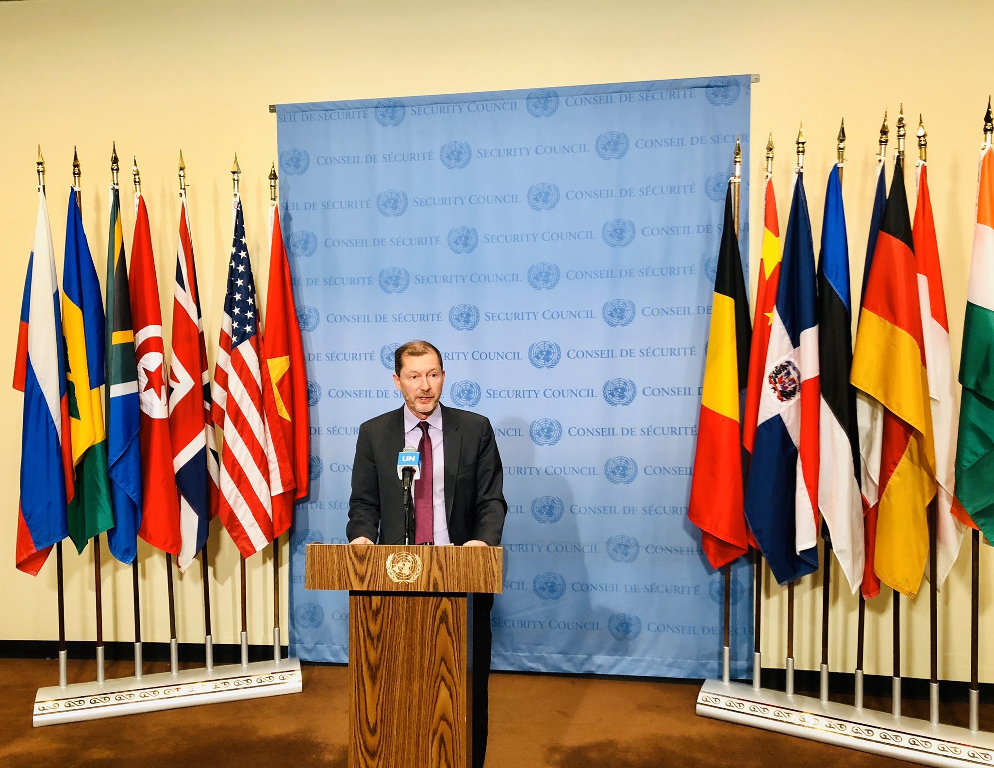 Pecsteen: "Πολύ σαφής η θέση του Συμβουλίου Ασφαλείας για τα Βαρώσια"