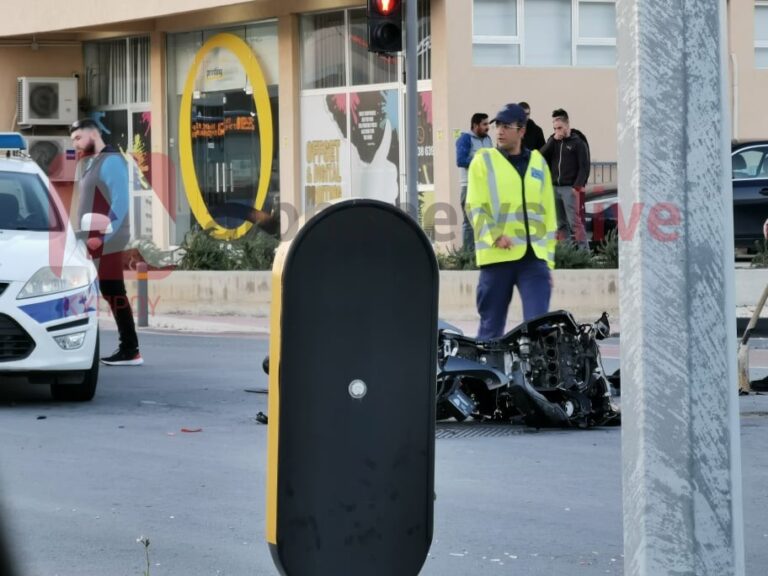 Σε καταστολή ο 19χρονος μοτοσικλετιστής που ενεπλάκη σε τροχαίο στην Αγλαντζιά