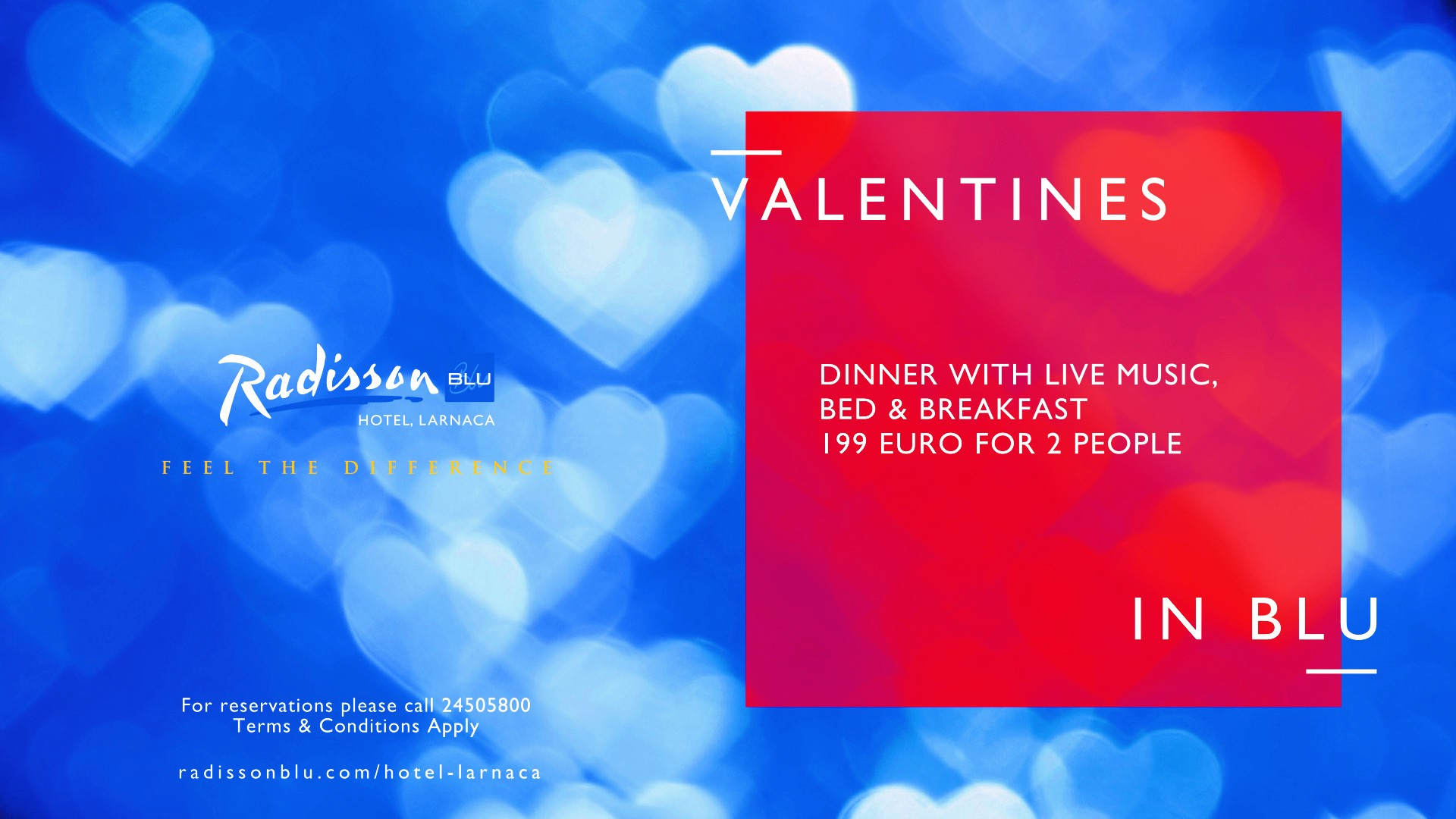 Η ΠΙΟ ΕΡΩΤΙΚΗ ΠΡΟΤΑΣΗ για τη μέρα του Αγίου Βαλεντίνου από το Radisson Blu Hotel