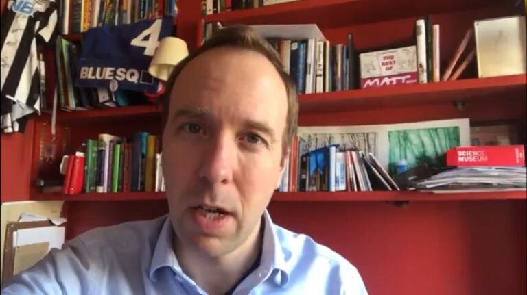 Θετικός στον κορωνοϊό και ο υπουργός Υγείας της Βρετανίας (ΒΙΝΤΕΟ)