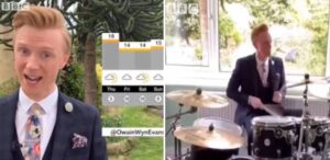 Παρουσιαστής καιρού του BBC είπε την πρόγνωση και μετά έπαιξε drums… on air