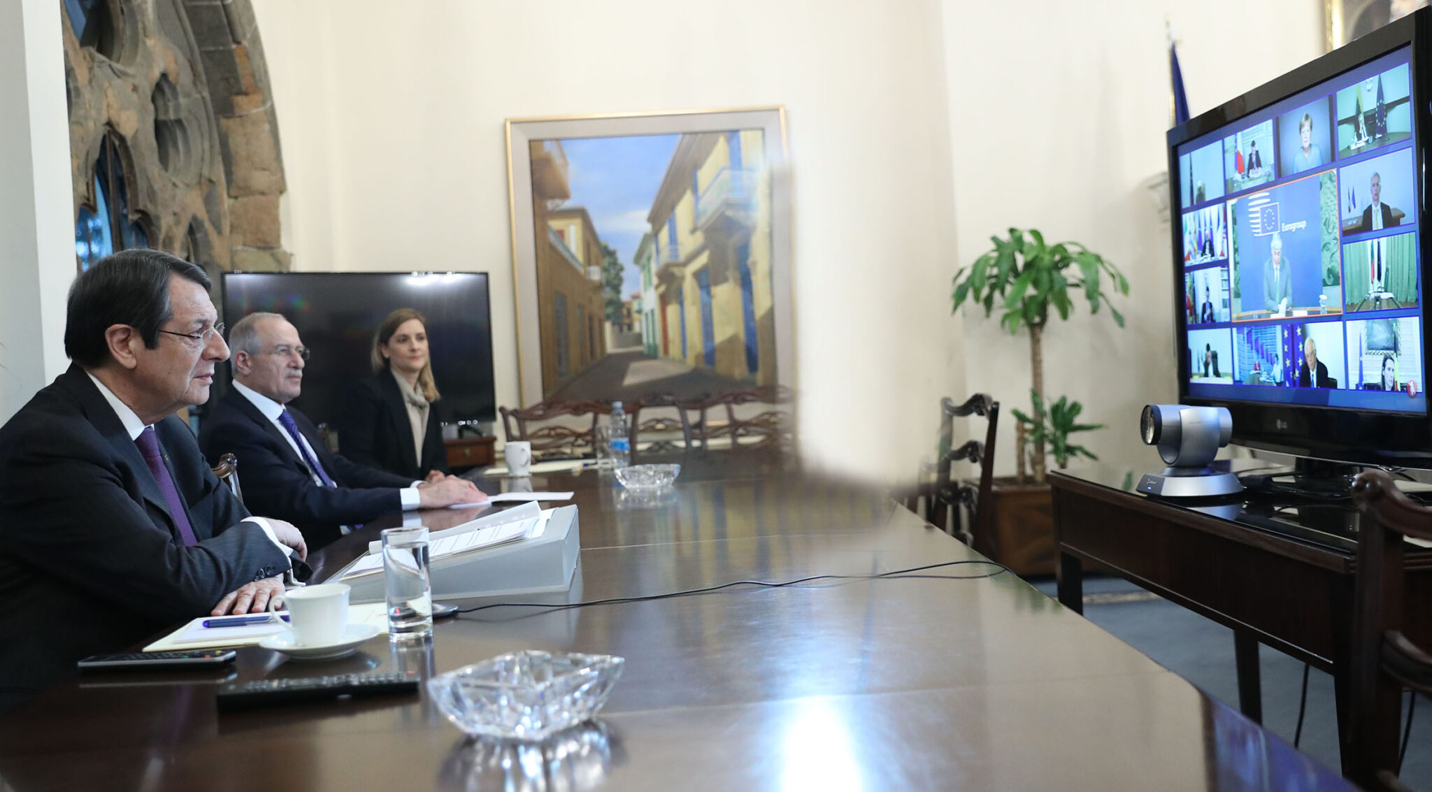 Θέτει θέμα τουρκικών προκλήσεων στους Ευρωπαίους ομολόγους του ο Αναστασιάδης