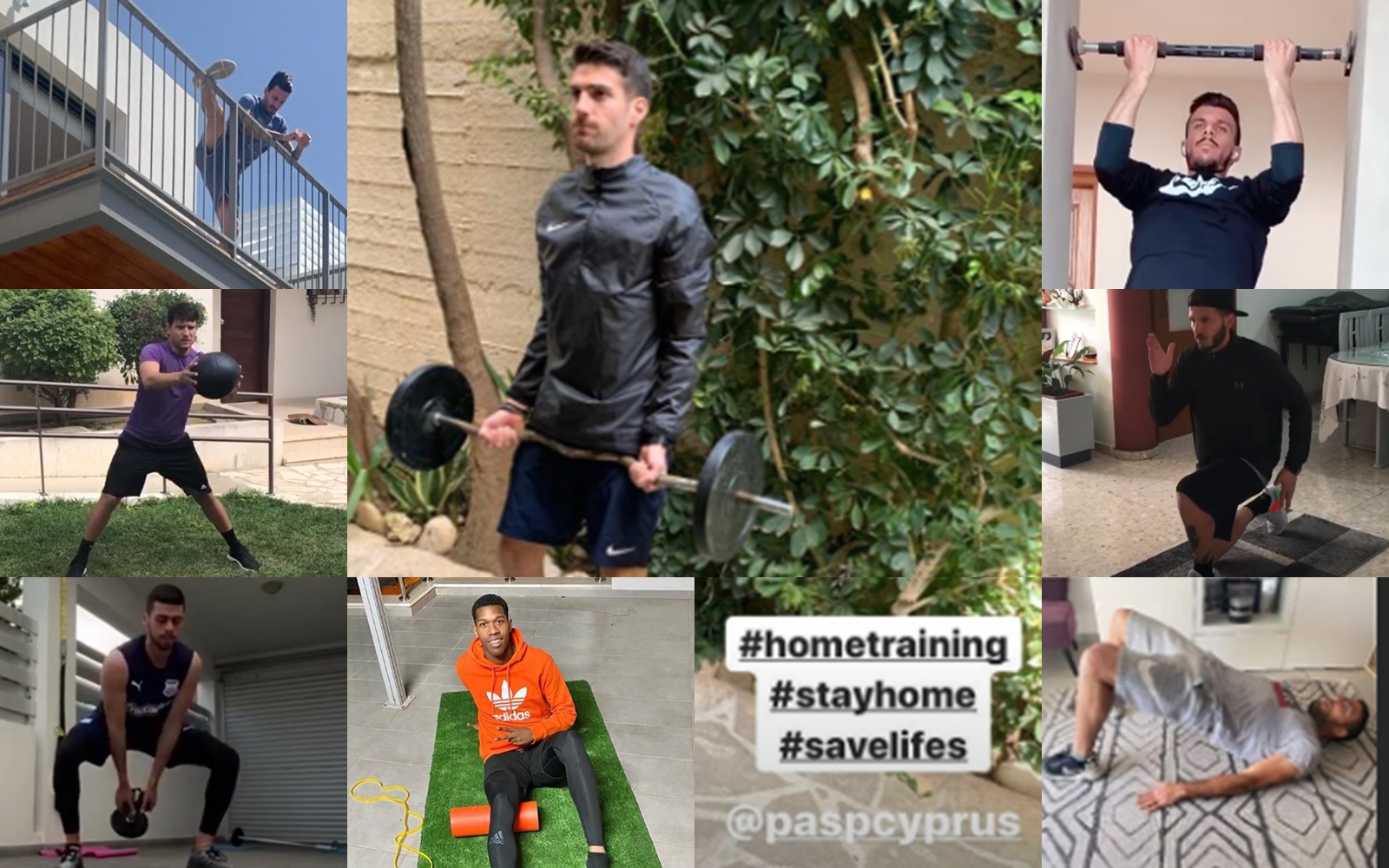 Δουλειά στο σπίτι και για τους ποδοσφαιριστές (ΒΙΝΤΕΟ)