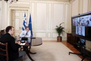 Οι τουρκικές προκλήσεις στο επίκεντρο τηλεδιάσκεψης Μητσοτάκη – Νεοφύτου