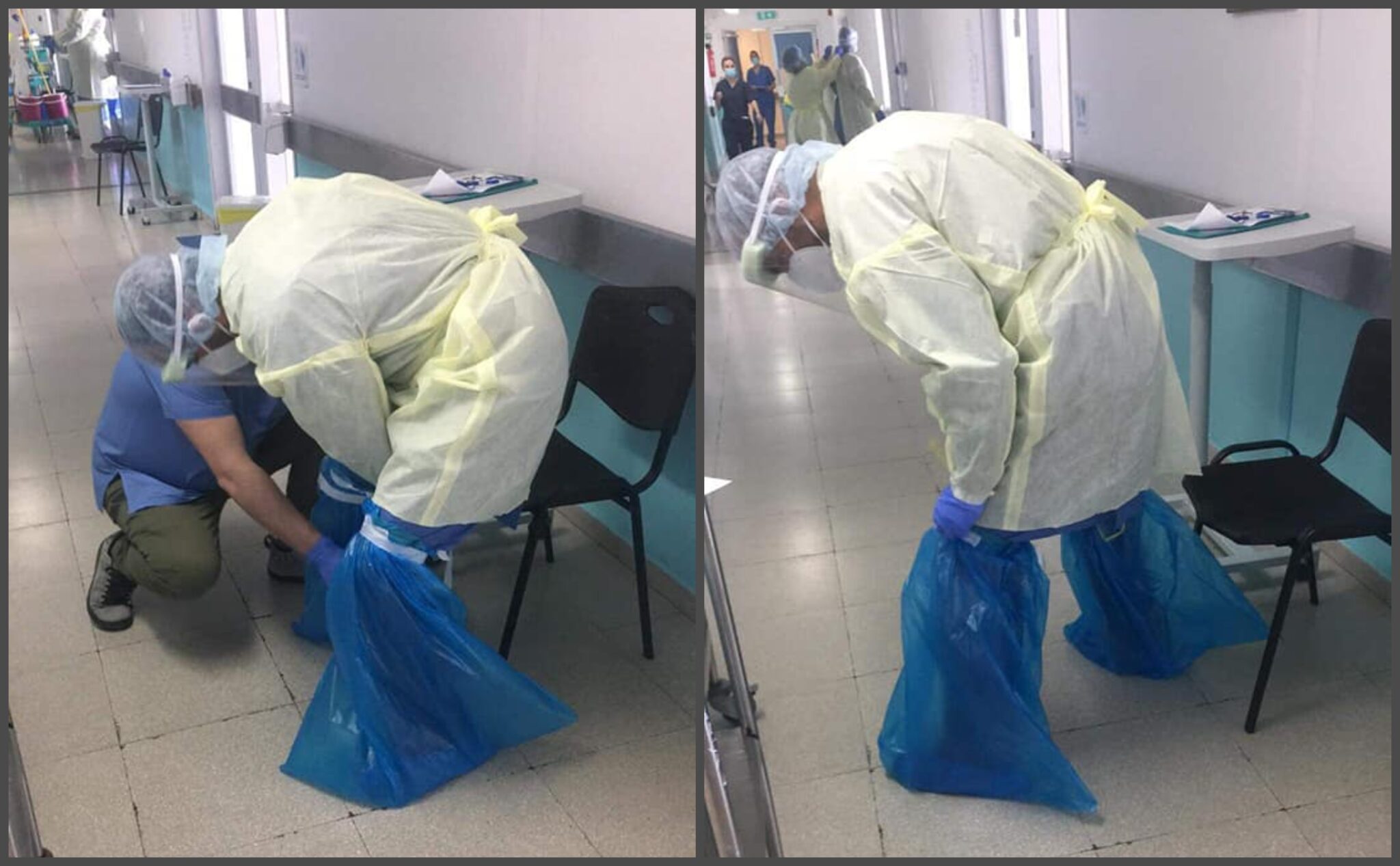 Δρ. Αδωνης Ελευθερίου: "Ντροπή σας! Γιατροί στο θάλαμο με σακούλες σκουπιδιών"