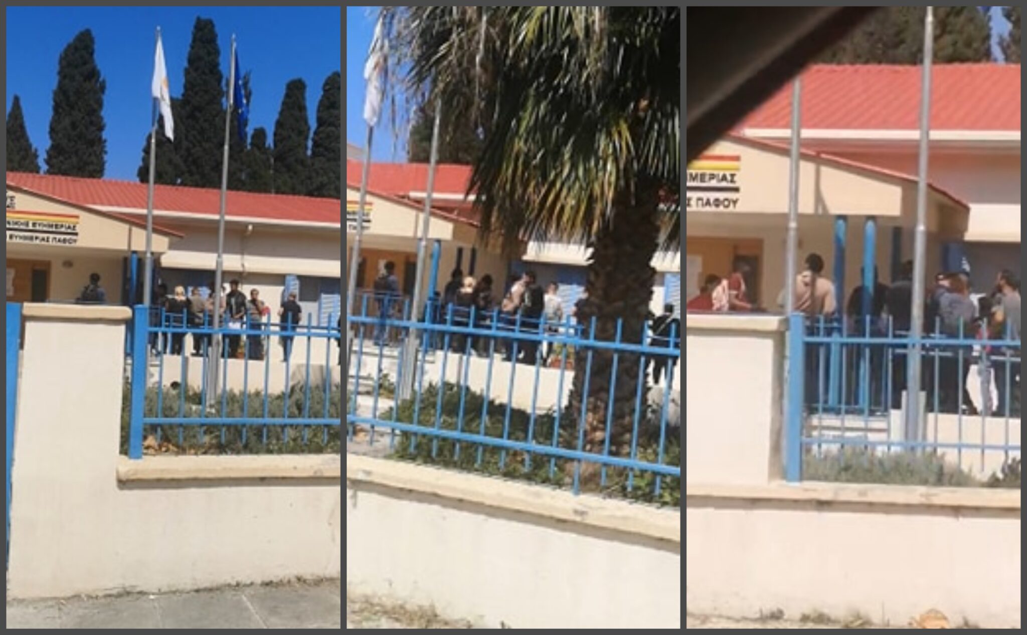 Ουρές έξω από τα ΥΚΕ Πάφου και Λάρνακας για να λάβουν κουπόνια σίτισης (ΒΙΝΤΕΟ)