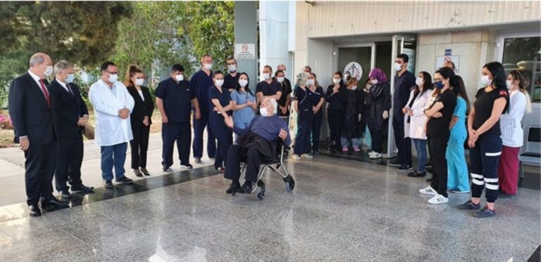 Εξιτήριο για τον τελευταίο ασθενή με κορωνοϊό στα κατεχόμενα (ΒΙΝΤΕΟ)