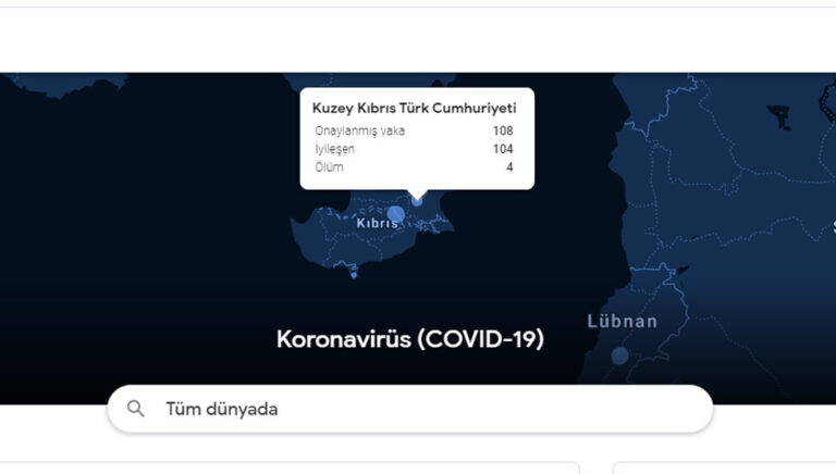 Το Google συμπεριέλαβε τα κρούσματα της "ΤΔΒΚ" και πανηγυρίζουν στα κατεχόμενα