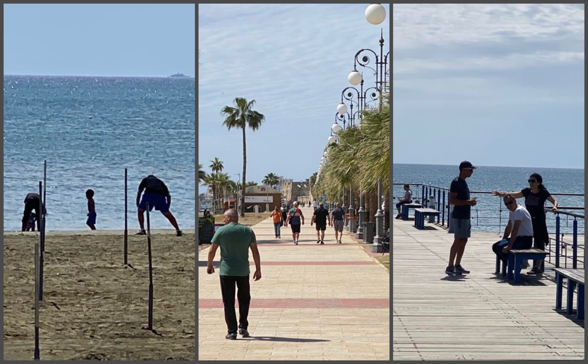 Κολύμπι, ατομική άθληση και βόλτα στις Φοινικούδες για δεκάδες πολίτες (ΦΩΤΟ)
