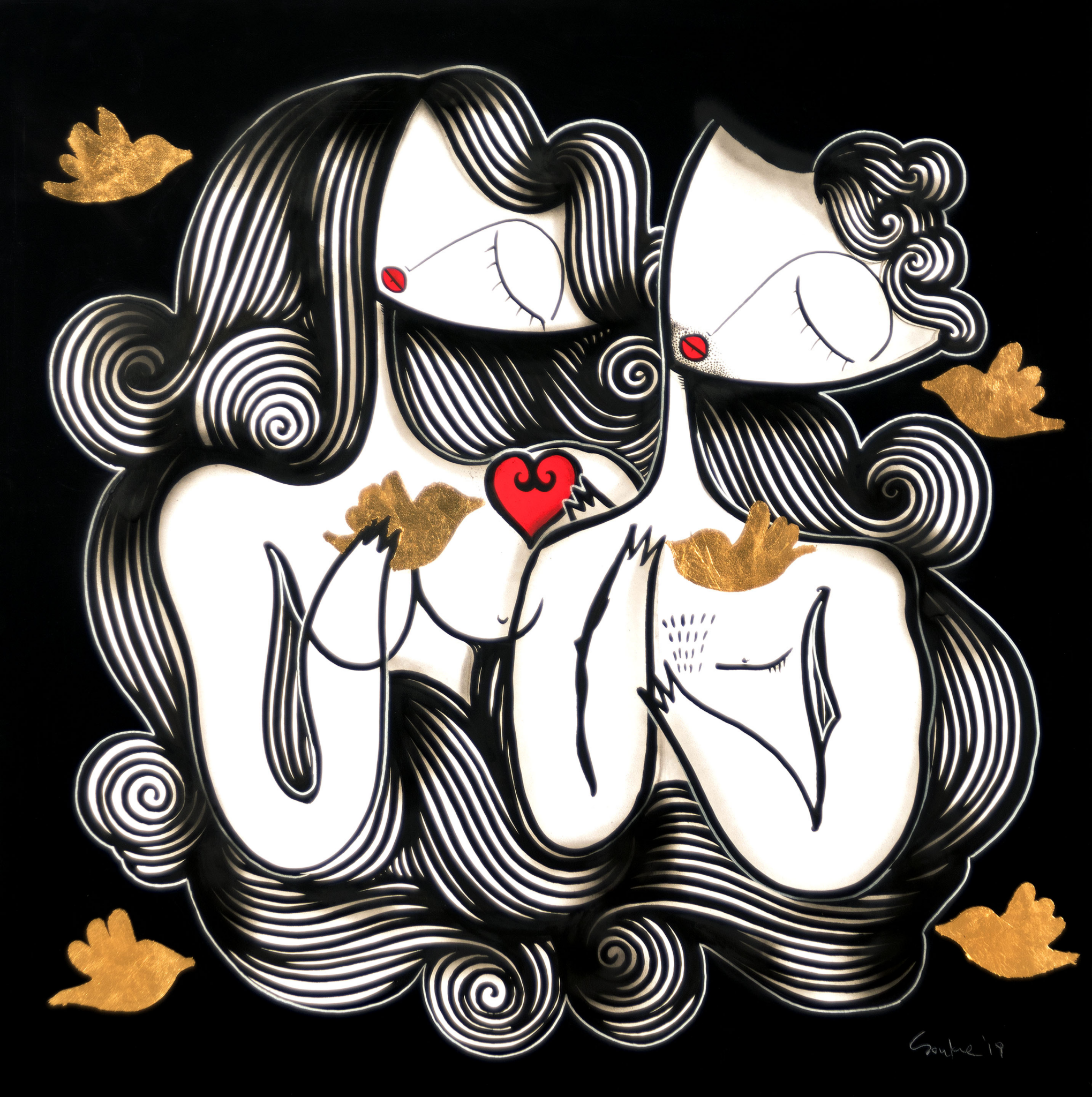 Η έκθεση του γνωστού Έλληνα καλλιτέχνη Sonke παρουσιάζεται στις οθόνες μας