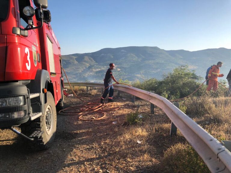 Ακρούντα: Ένα τετραγωνικό χιλιόμετρο από πεύκα και άγρια βλάστηση έκαψε η φωτιά