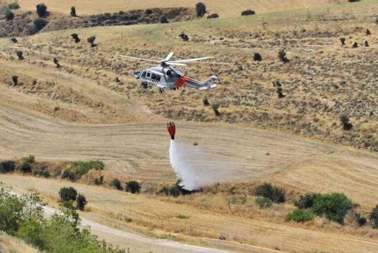 Στις φλόγες η περιοχή "Διπλές Τερατσιές" κοντά στα χωριά Ανώγυρα και Πάχνα