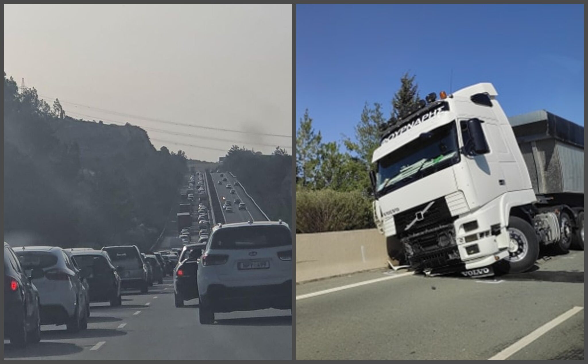 Στο ΓΝ Λευκωσίας η συνοδηγός στο φορτηγό που προσέκρουσε στο κιγκλίδωμα (ΦΩΤΟ)