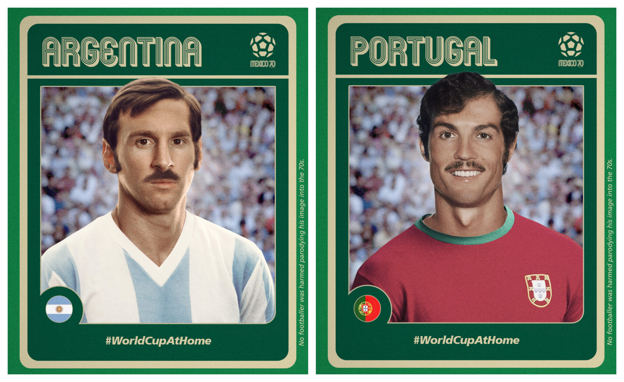 Πως θα ήταν οι νυν ποδοσφαιριστές στο Μουντιάλ του 1970 (ΦΩΤΟ)