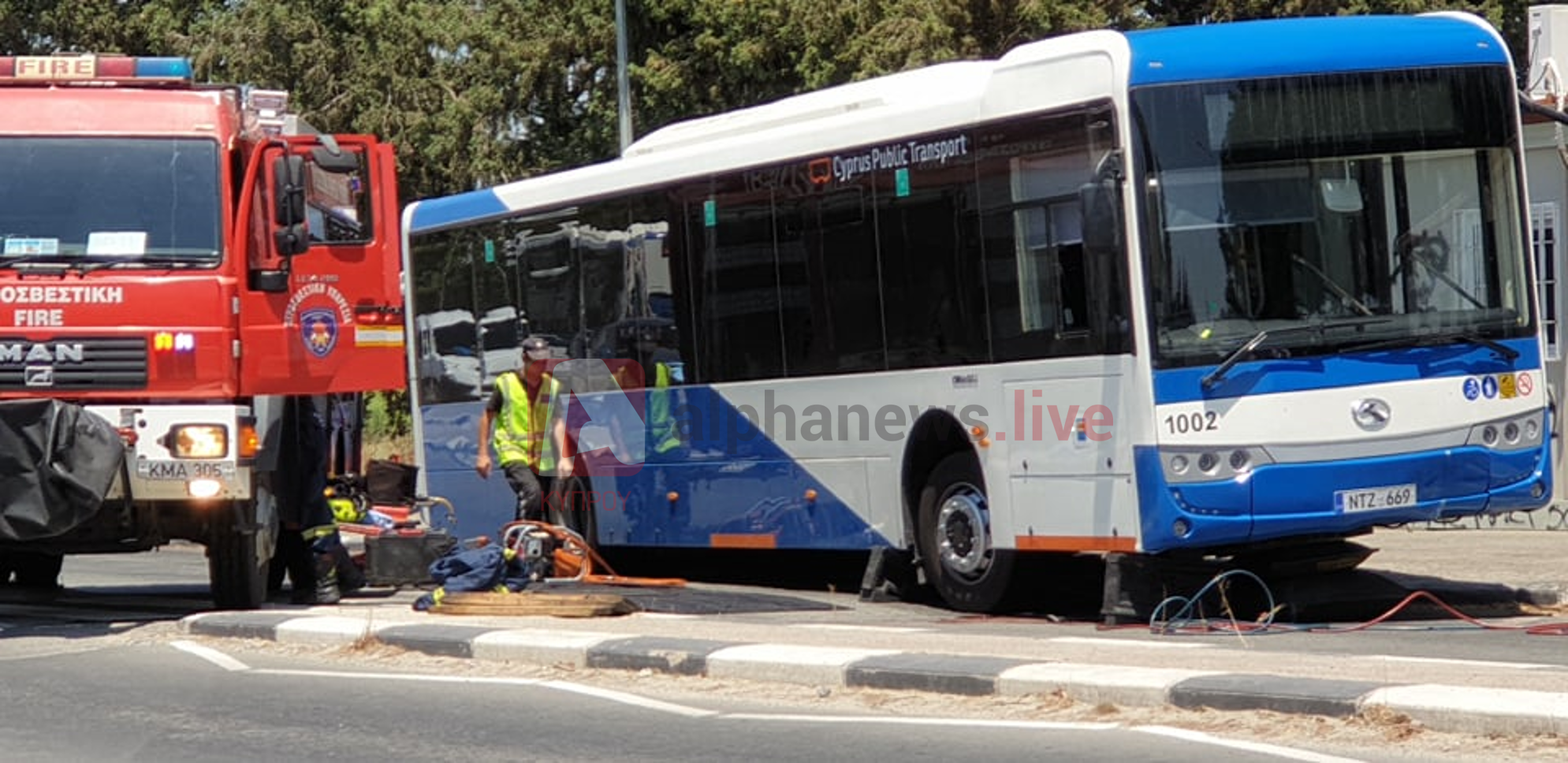 Τραγωδία στη Μακεδονίτισσα: Νεκρός ο οδηγός που καταπλακώθηκε από λεωφορείο