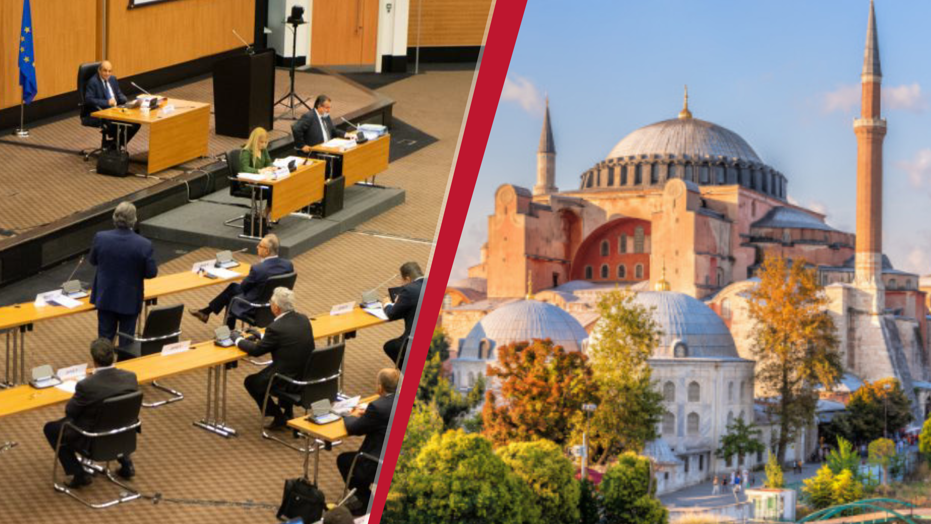 Ισχυρό ψήφισμα καταδίκης της απόφασης για Αγία Σοφία από τη Βουλή (BINTEO)