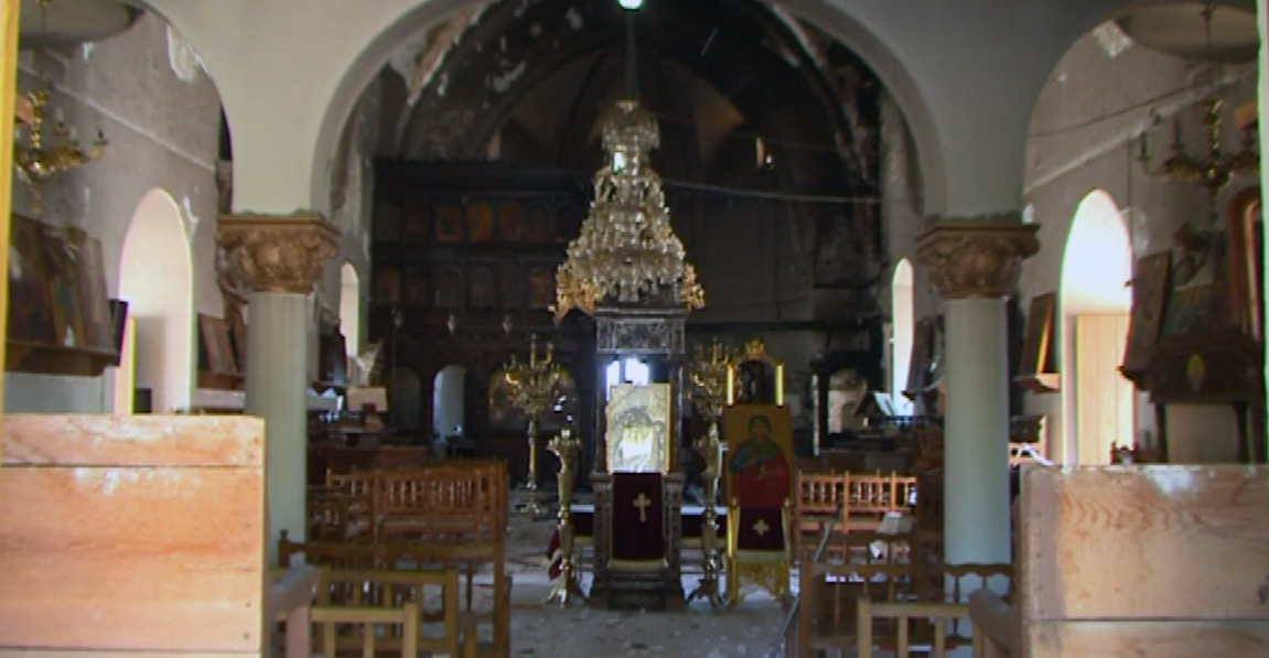 Πυρκαγιά στον ναό Αγίου Μάμαντος: Έξαλλοι με την Πυροσβεστική οι κάτοικοι (VID)