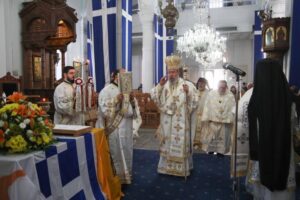 Τελέστηκε το Εθνικό Μνημόσυνο του Εθνομάρτυρα Αρχ. Κυπριανού