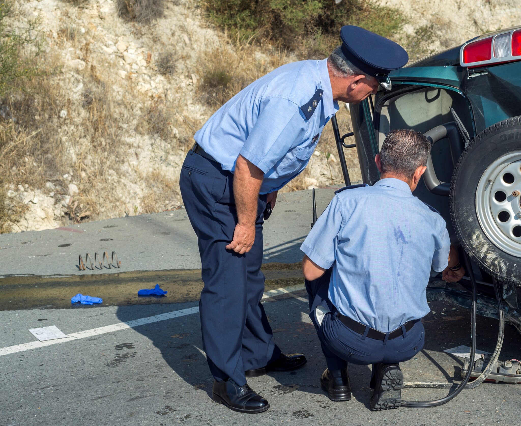 53χρονος οδηγός με τραύματα στο νοσοκομείο μετά από τροχαίο στην Χλώρακα
