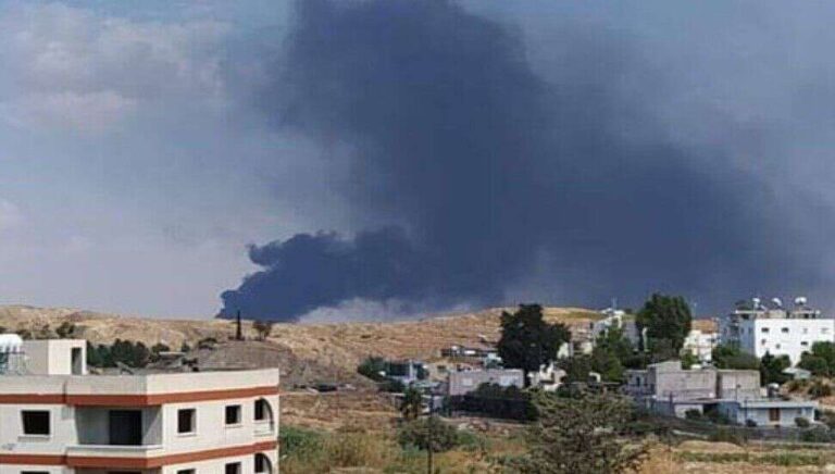 Πυρκαγιά στη Μια Μηλιά στα κατεχόμενα (ΦΩΤΟ)