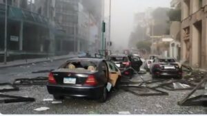 Εικόνες χάους μετά την ισχυρή έκρηξη στη Βηρυτό (ΒΙΝΤΕΟ)