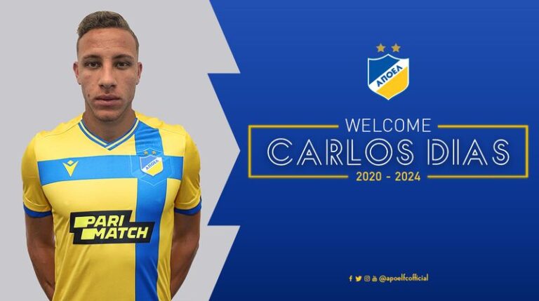 Στον ΑΠΟΕΛ και επίσημα ο Κάρλος Ντίας (ΦΩΤΟ)