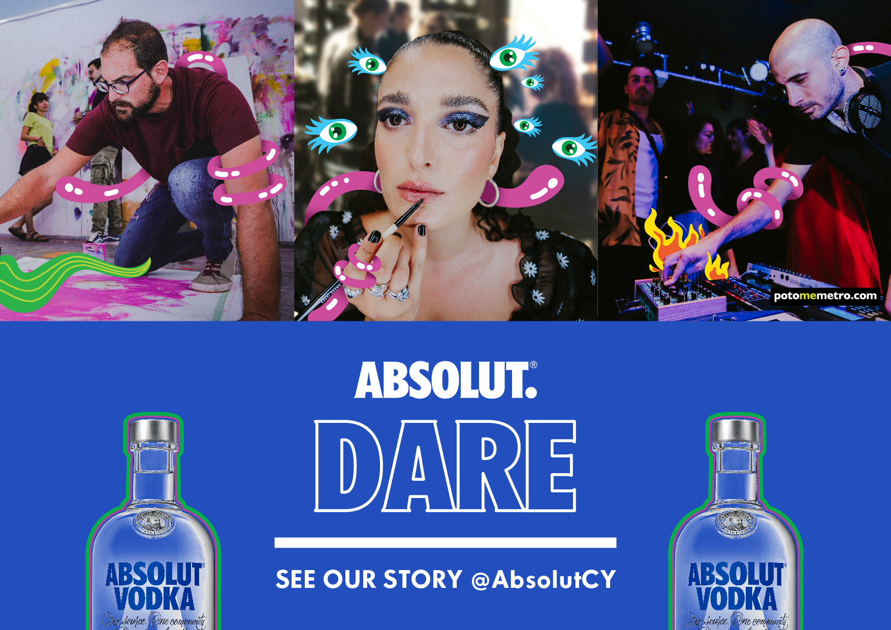 «Absolut Dare», η καμπάνια της Absolut συνεχίζεται ακόμη πιο δυναμικά