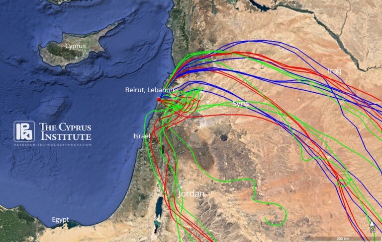 Το Ινστιτούτο Κύπρου ανέπτυξε μοντέλο πρόβλεψης πιθανής ατμοσφαιρικής μεταφοράς