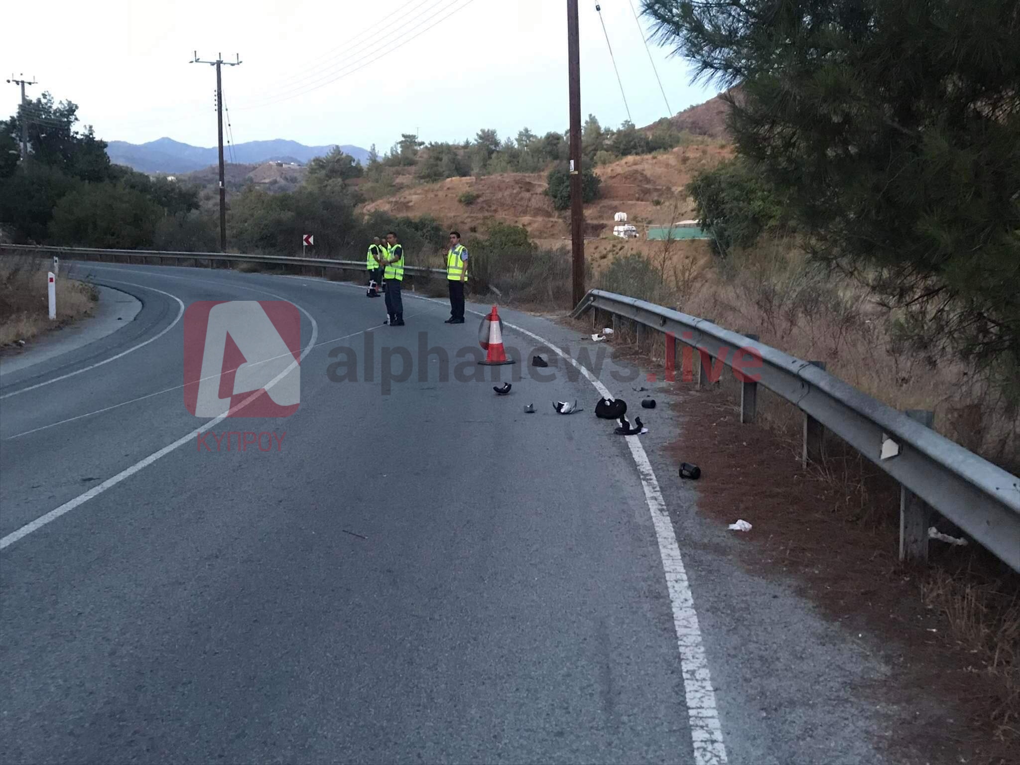 "Έσβησε" στην άσφαλτο 33χρονος μοτοσικλετιστής (BINTEO&ΦΩΤΟ)