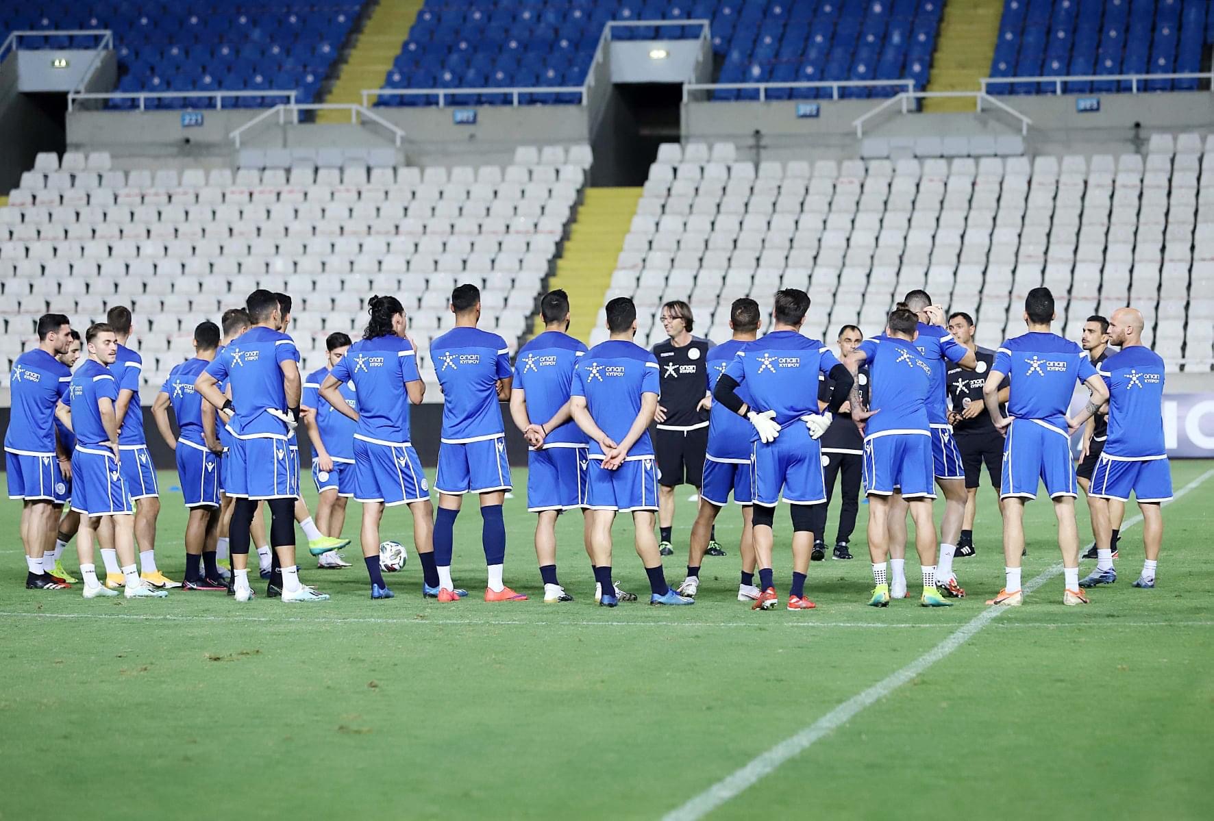 Έτοιμη για Αζερμπαϊτζάν η Εθνική Κύπρου