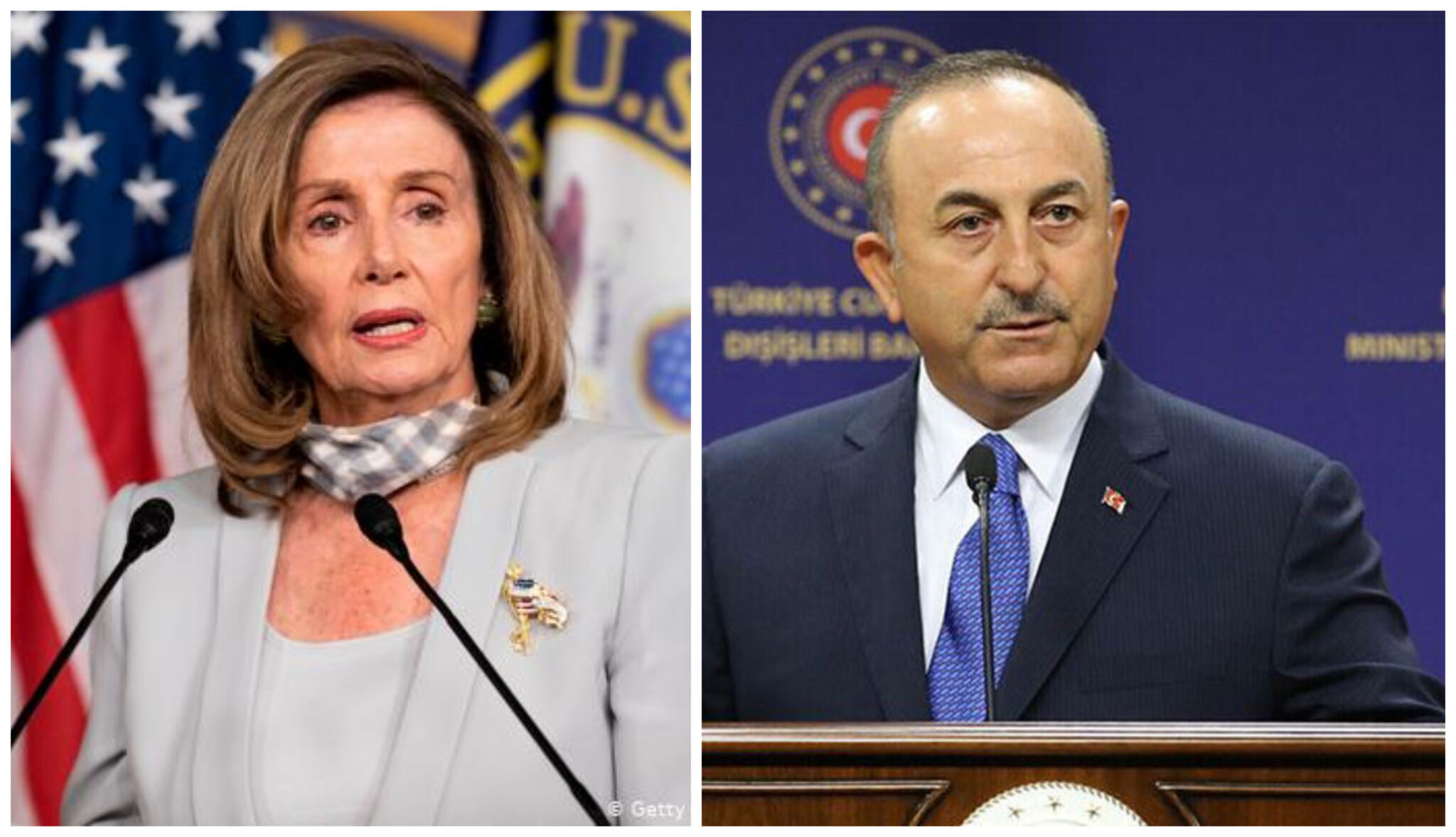 Για υποδειγματική άγνοια κατηγορεί την Πελόζι ο Τούρκος ΥΠΕΞ