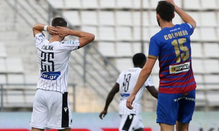 Με το μυαλό στην Κράσνονταρ, άφησε βαθμούς στον Βόλο ο ΠΑΟΚ