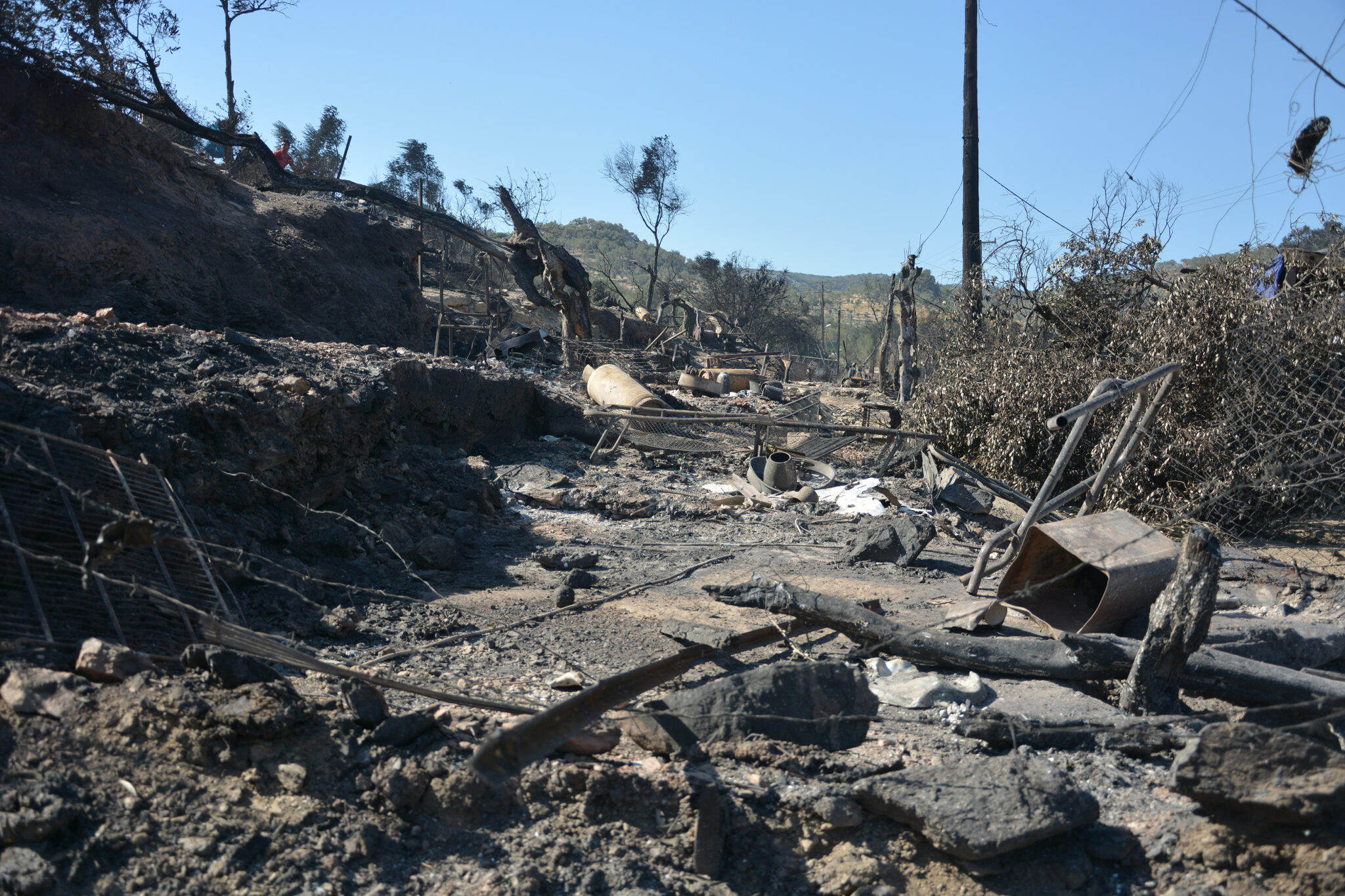 Πέντε συλλήψεις για την καταστροφική πυρκαγιά στον καταυλισμό της Μόριας
