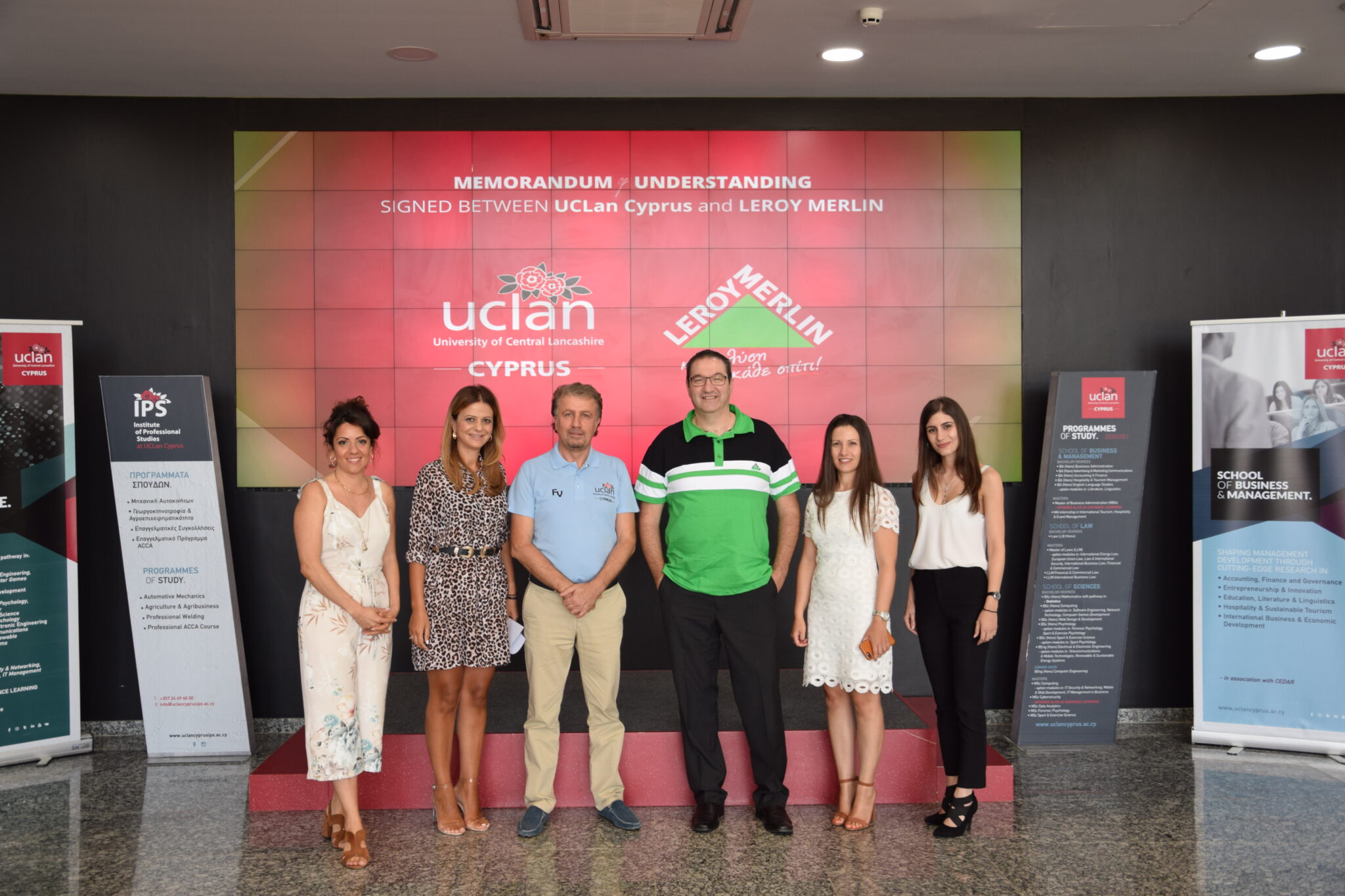 Tο UCLan Cyprus και η Leroy Merlin υπέγραψαν συμφωνία ευρείας συνεργασίας