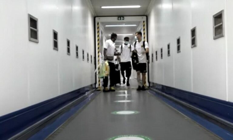 Η πτήση της ΑΕΚ για Ελβετία (ΒΙΝΤΕΟ)