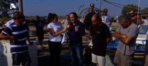 Διώχνουν κακήν κακώς τους ψαράδες από τον Ποταμό Λιοπετρίου (ΒΙΝΤΕΟ)